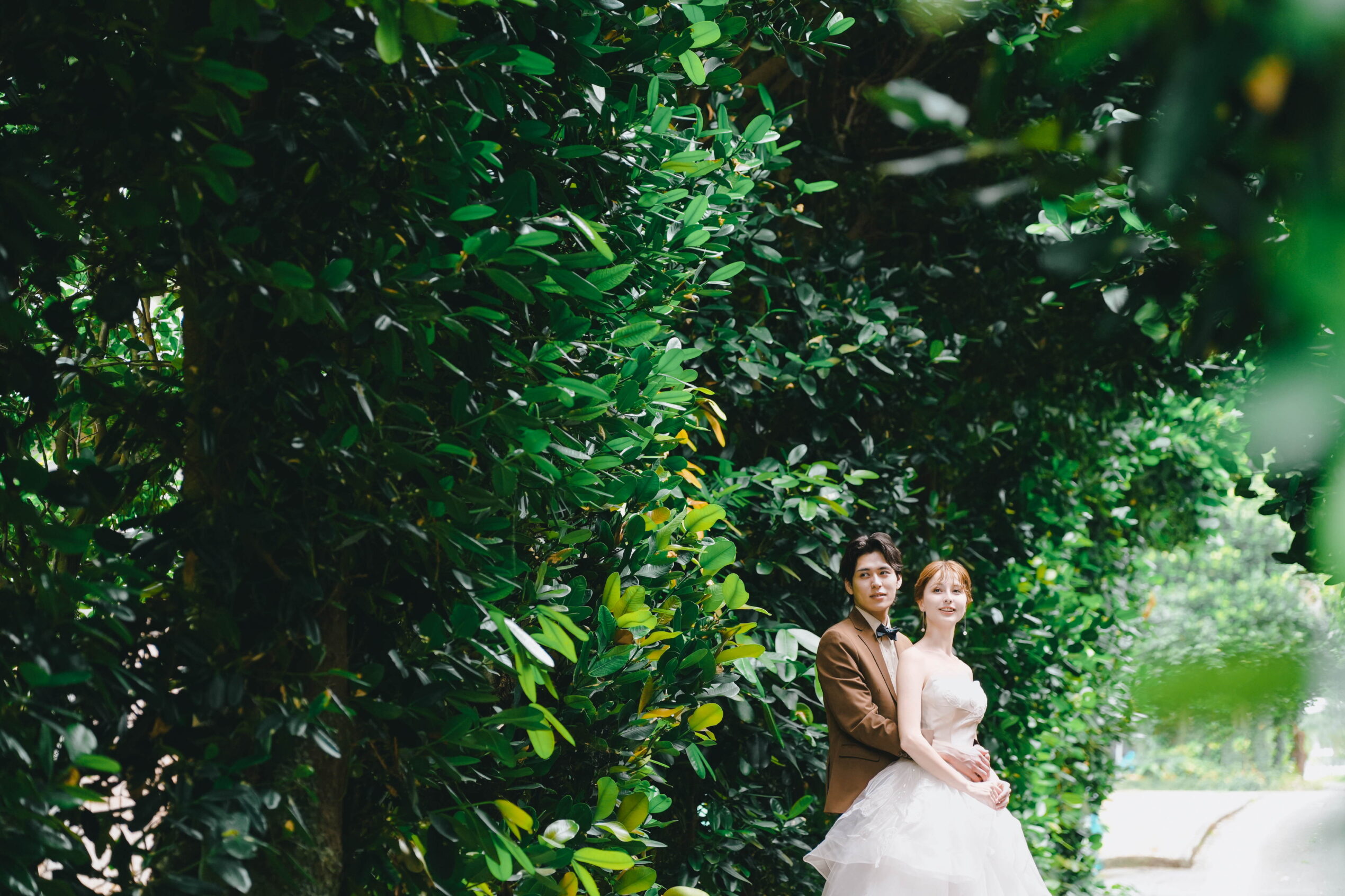 ビーチフォト＋フクギの集落プラン - 沖縄 フォトウェディング なら